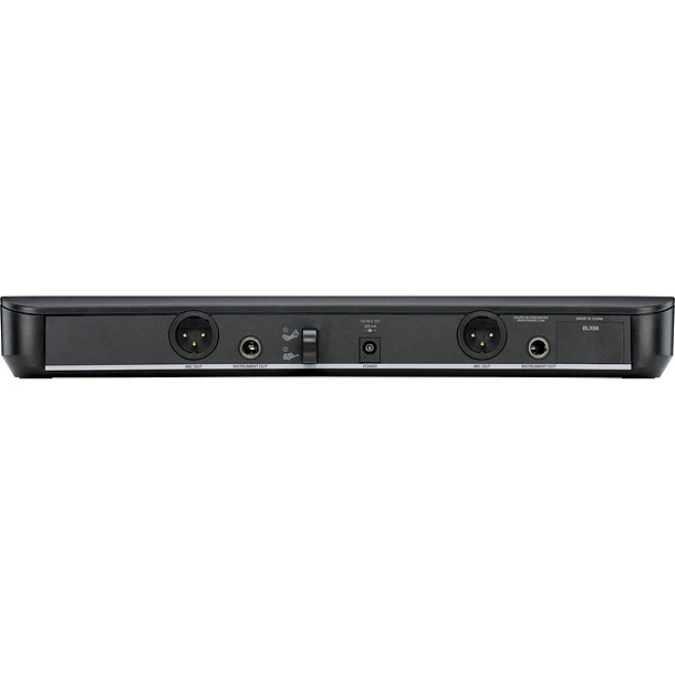 Shure Sistema Dos Canales Receptor Y Transmisor Incluido Microfono De Mano Pg58 Y Blx1/Cvl En Banda M15 3