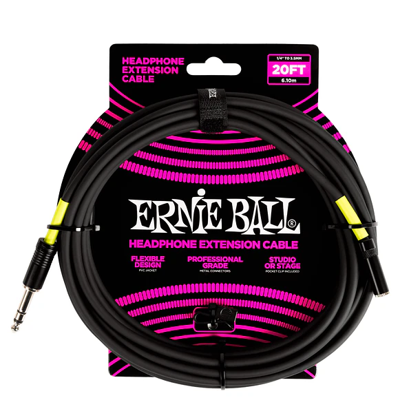 Ernie Ball P06423 Extension Cable Headphone Extension 6 Metros Ernie Ball 1