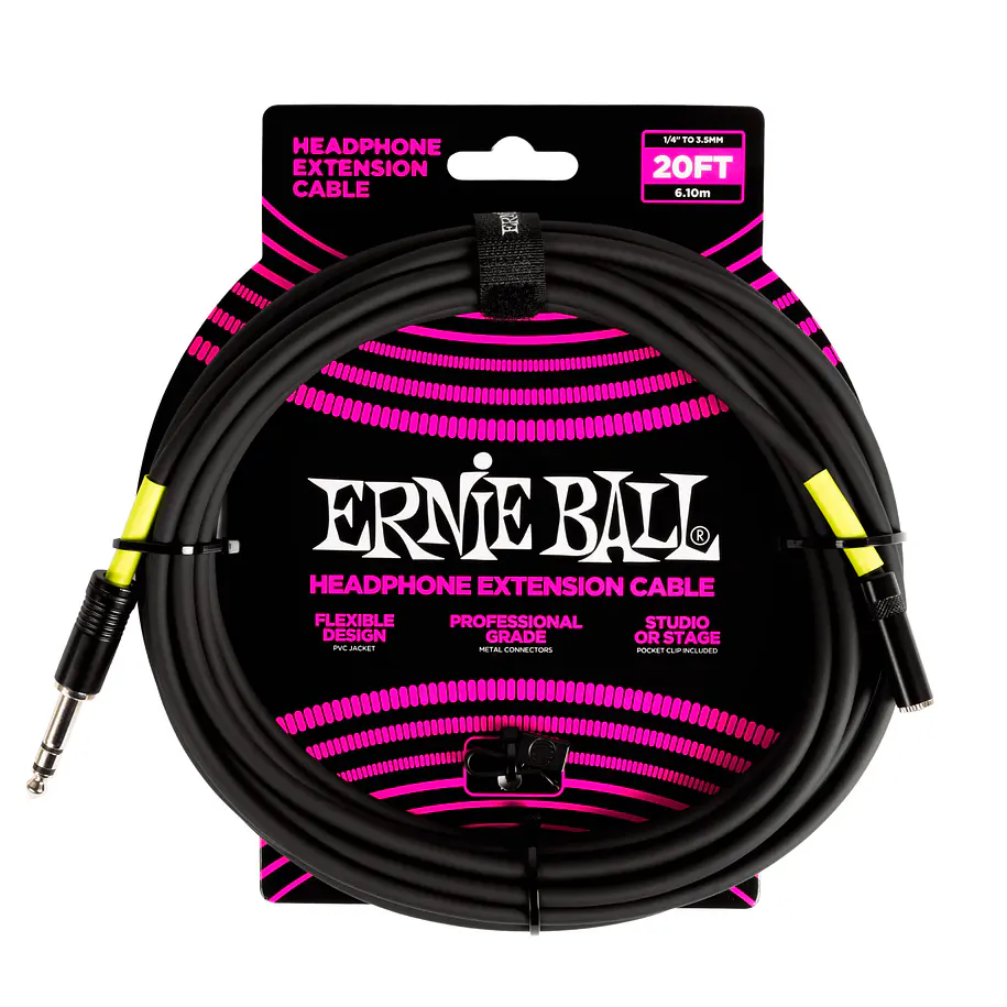 Ernie Ball P06423 Extension Cable Headphone Extension 6 Metros Ernie Ball 1