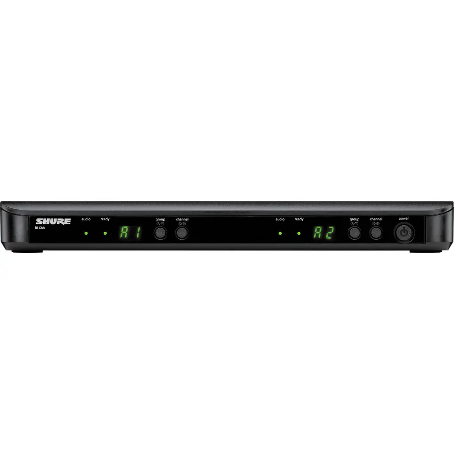 Shure Sistema De Dos Canales Receptor Y Transmisor Incluidos Con Microfono Cvl En Banda M15 2