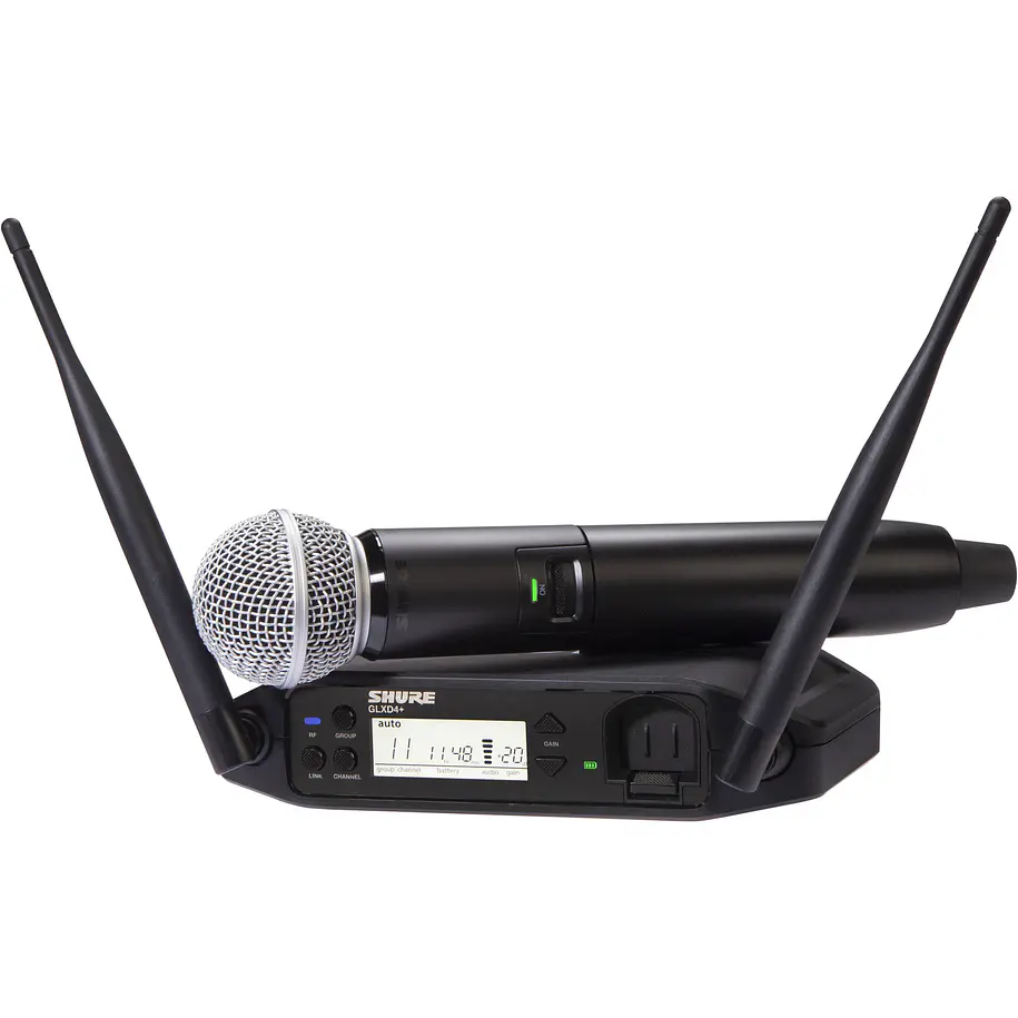 Shure Sistema Inalámbrico Digital Con Micrófono Vocal Sm58 De Mano 1