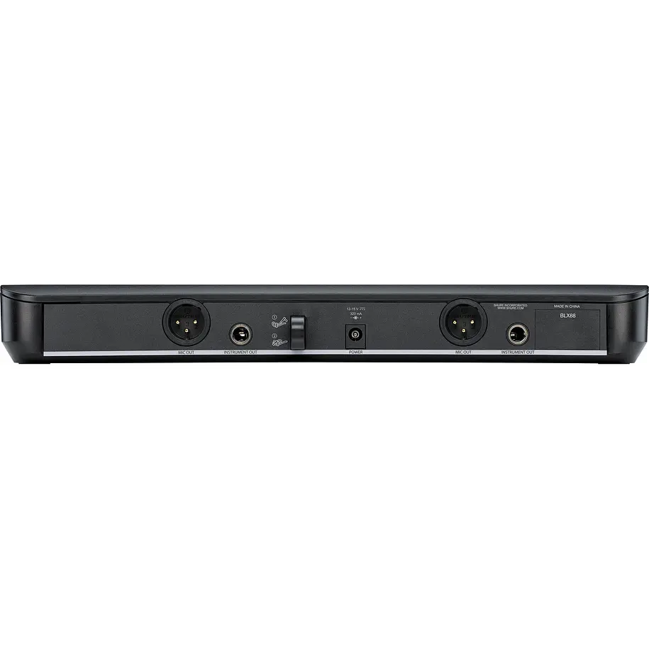 Shure Sistema De Dos Canales Receptor Y Transmisor Incluidos Con Microfono Cvl En Banda M15 3