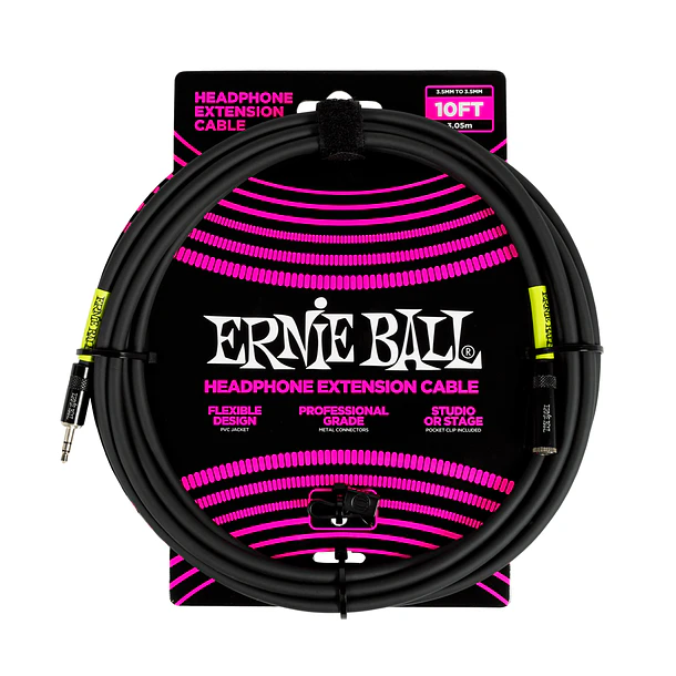 Ernie Ball P06424 Extension Cable Headphone Extension 3 Metros Ernie Ball 1
