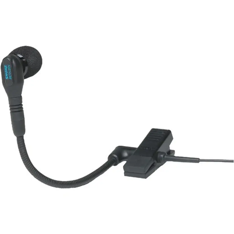 Shure Microfono Para Instrumento Con Cuello Ganso Y Pinza Para Transmisor De Cuerpo 1