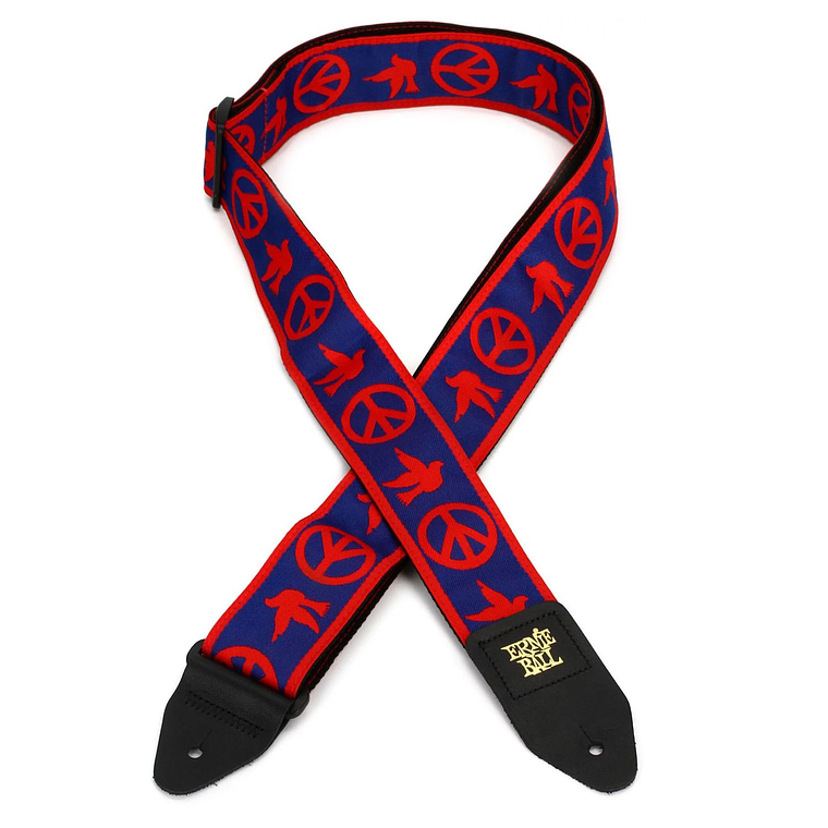 Ernie Ball P04698 Correa Guitarra R/B Peace Love Jacquard Ernie Ball 1