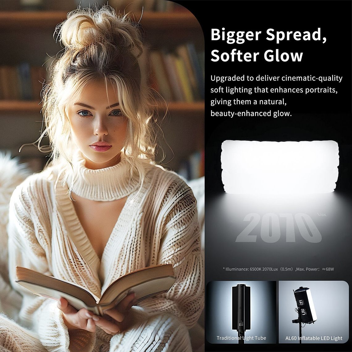 Ulanzi AL60 Luz Led Inflable Omnidireccional 5