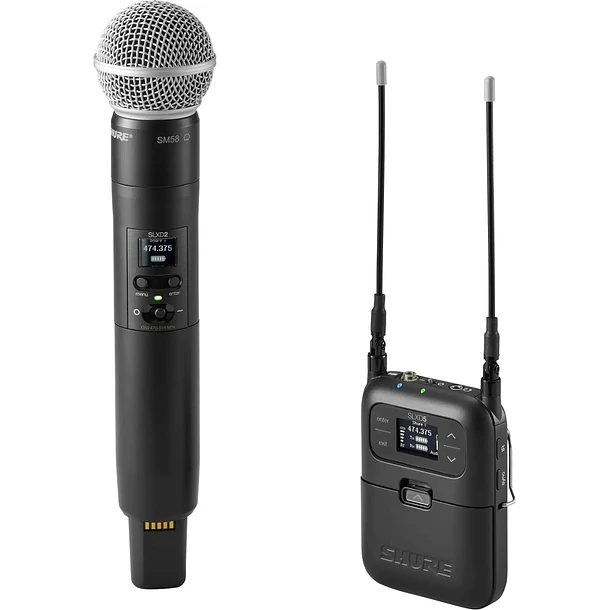 Shure Sistema Inalámbrico Para Cámara Digital Portátil Con Transmisor De Mano Sm58 1