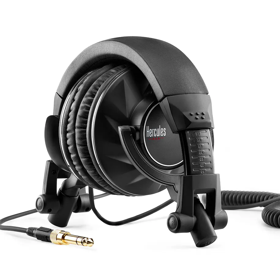 Hercules HDP DJ60 – Auriculares cerrados para DJ 4