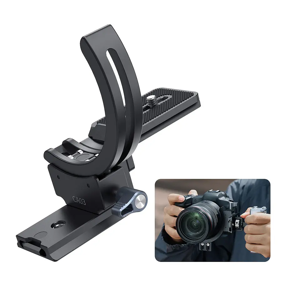 Ulanzi CA03 Montura Para Cámaras Con Giro Vertical Manteniendo el Eje Central 95mm 9