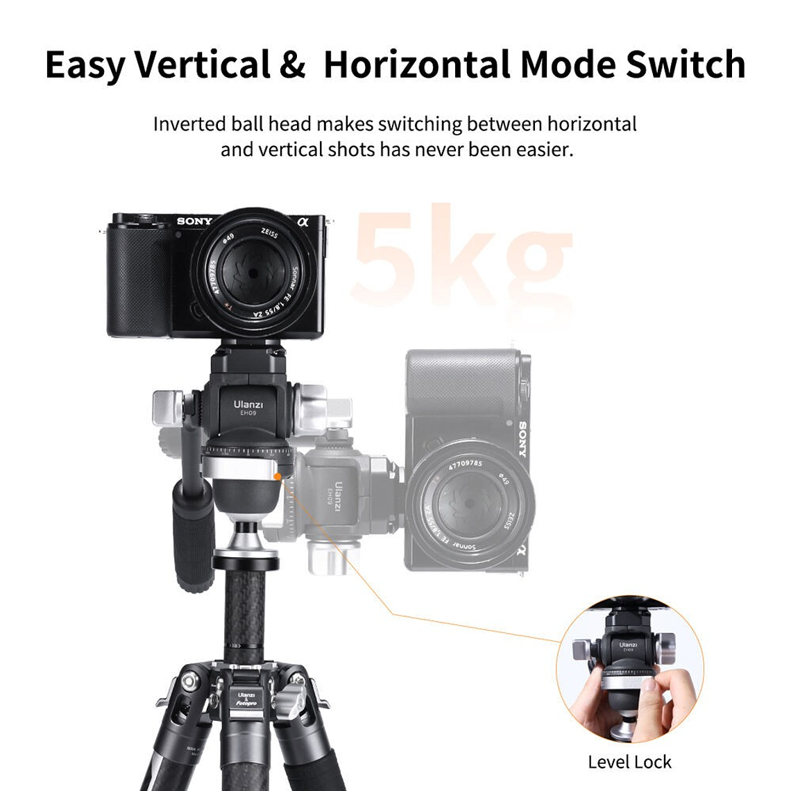 Ulanzi EH09 Cabezal Compacto Para Video Fluido T091 7