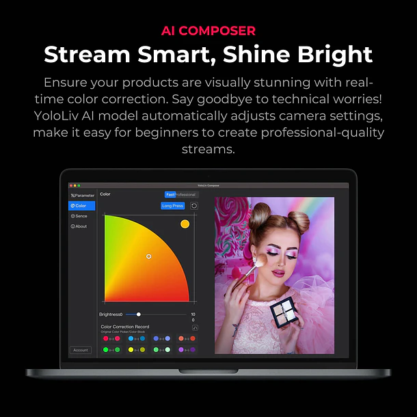 YoloLiv YoloCam S7 Micro Four Thirds Cámara de Streaming en Vivo UHD 4K60 5