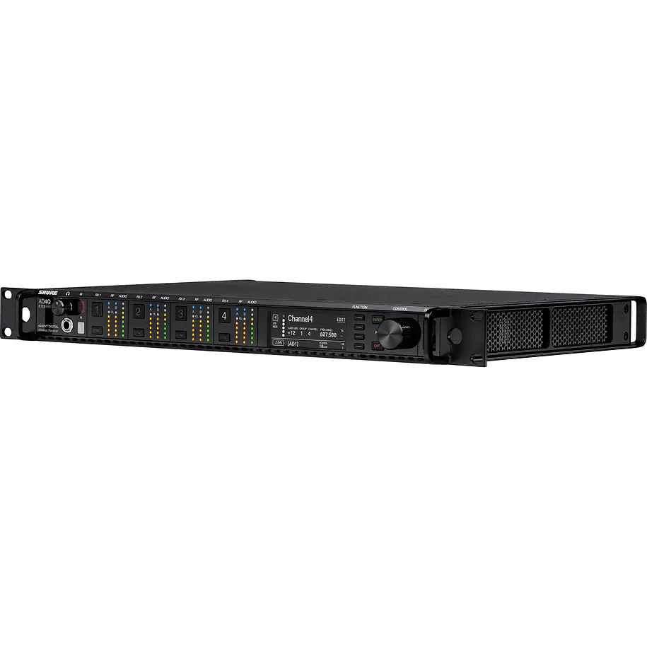 Shure Receptor Digital De Cuatro Canales En Banda A (470-636 Mhz) 1