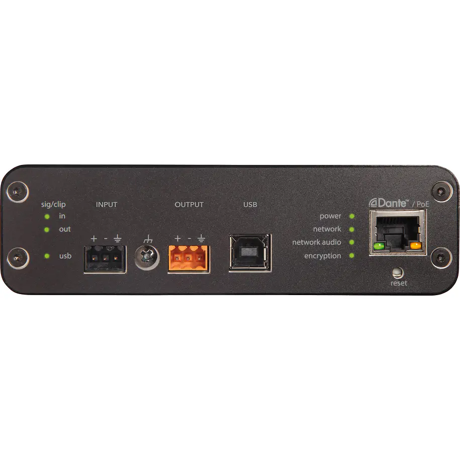 Shure Interfaz Usb De Audio En Red Con Mexclador Matricial Digital 4