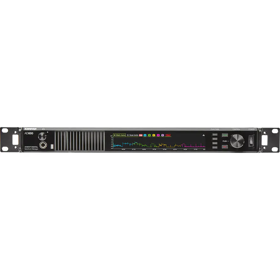 Shure Analizador De Espectro De Radio Frecuencia En Tiempo Real De 174mhz A 2,0 Ghz 2