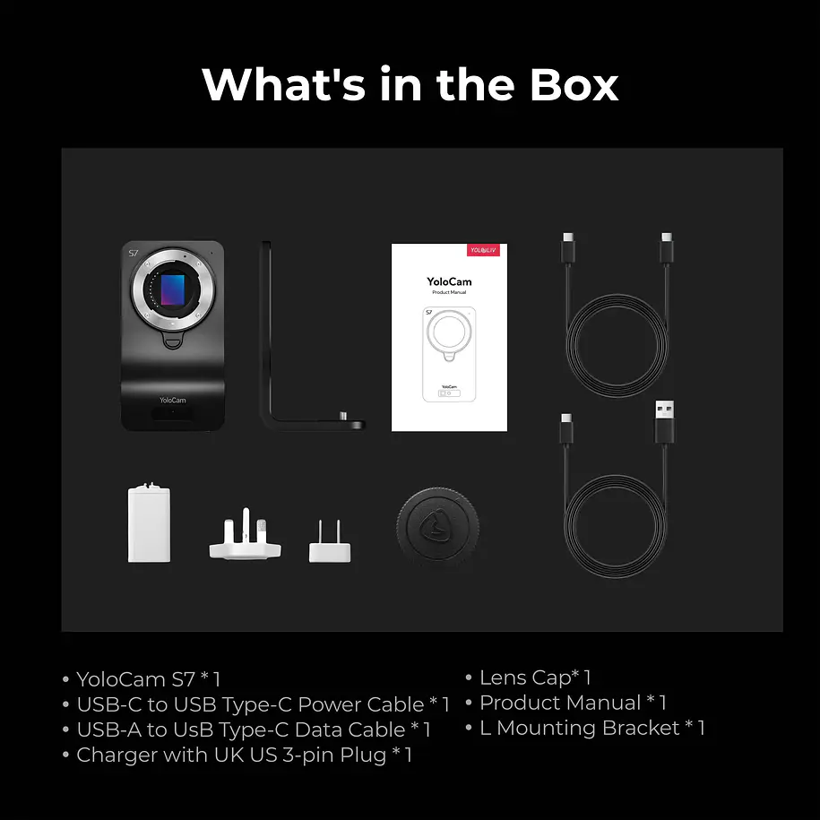 YoloLiv YoloCam S7 Micro Four Thirds Cámara de Streaming en Vivo UHD 4K60 8