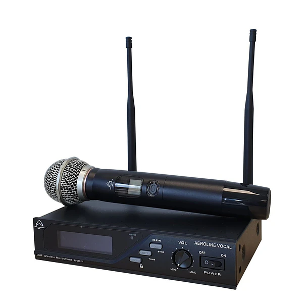 Wharfedale Aeroline Bk Microfono Inalambrico De Mano Vocal Wharfedale 1