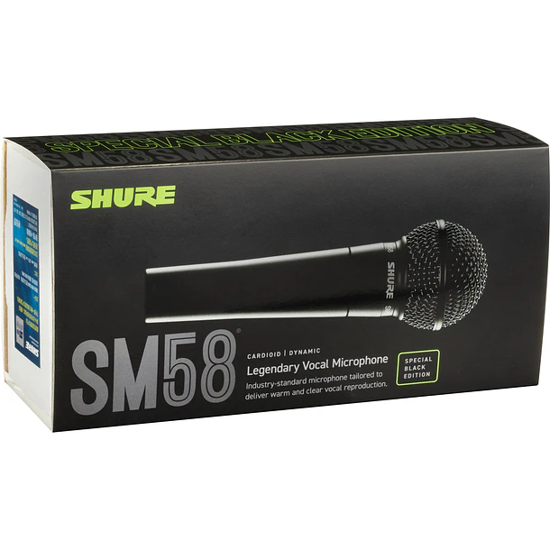 Shure Microfono Dinamico Negro Edición Especial 4