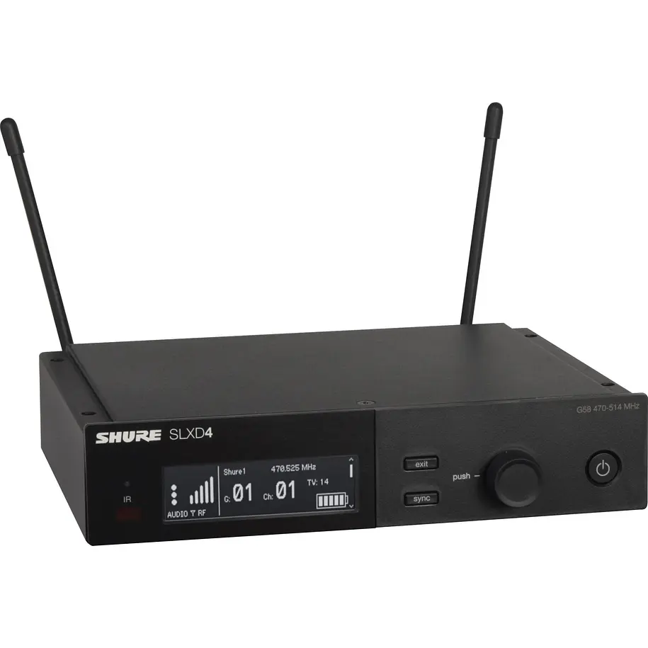 Shure Conjunto De Transmisor Y Receptor Para Instrumento En Banda G58 3
