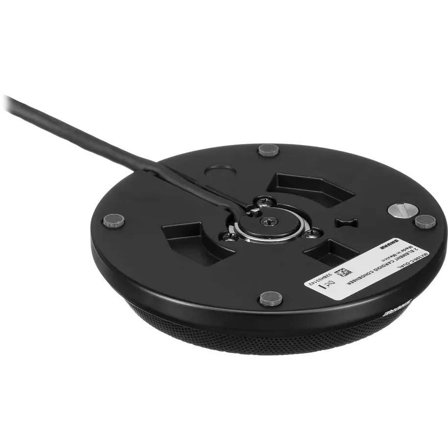 Shure Microfono De Sobremesa Patron Polar Cardioide Con Cobertura Dual Ch 2