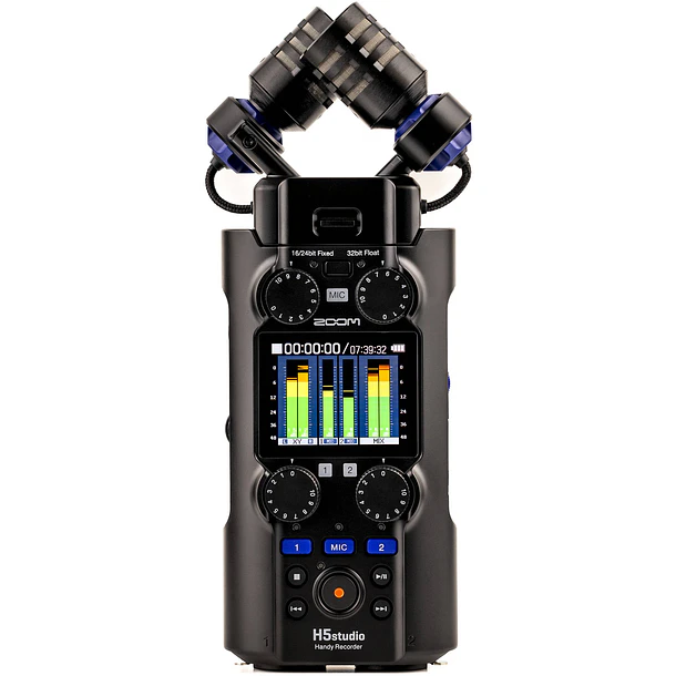 Zoom H5studio Handy Recorder de 4 pistas con grabación en 32 bits flotante 1