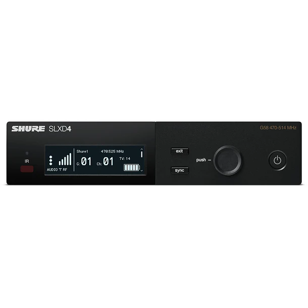 Shure Conjunto De Transmisor Y Receptor Para Instrumento En Banda G58 4