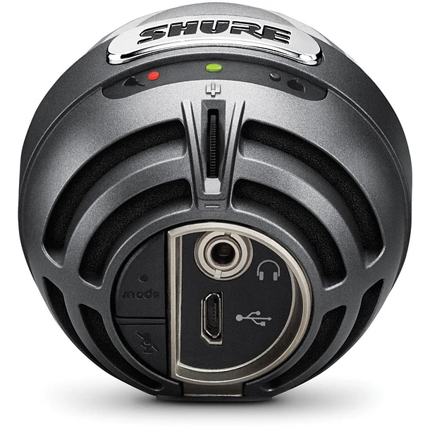 Shure Microfono De Condensador Digital Gris Con Cable Lightning 4