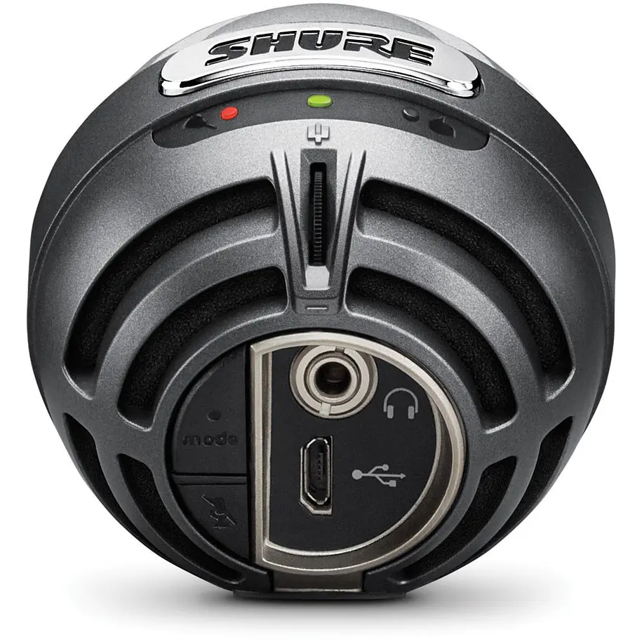 Shure Microfono De Condensador Digital Gris Con Cable Lightning 4