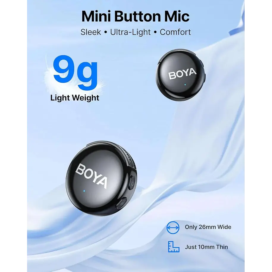 Boya BY-BOYALINK 3-04 Micrófono con IA Conectores USB-C y Lightning (Sin Caja de Carga) 2