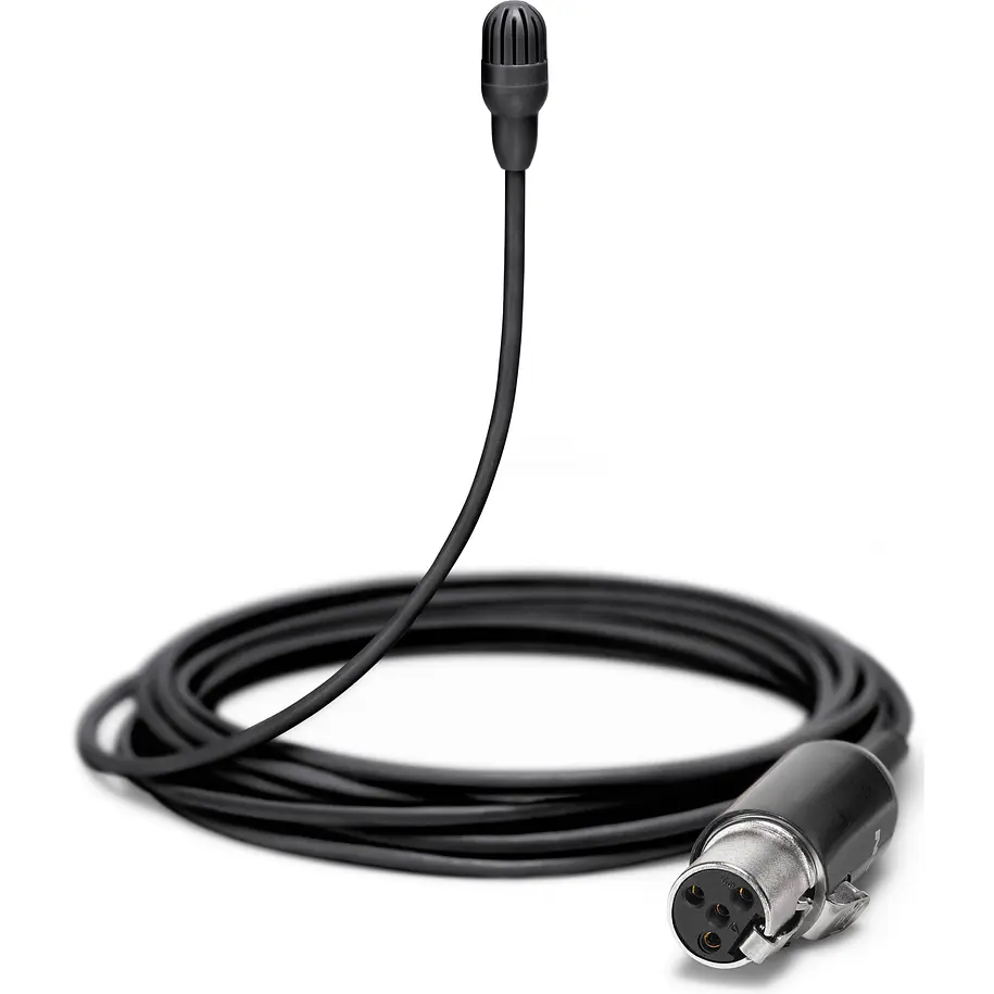 Shure Microfono Lavalier Subminiatura Baja Sencibilidad De Color Negro 1