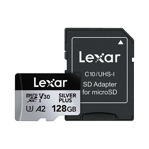 Lexar Tarjeta de Memoria Micro SD Lexar 128GB SILVER PLUS UHS-I 1