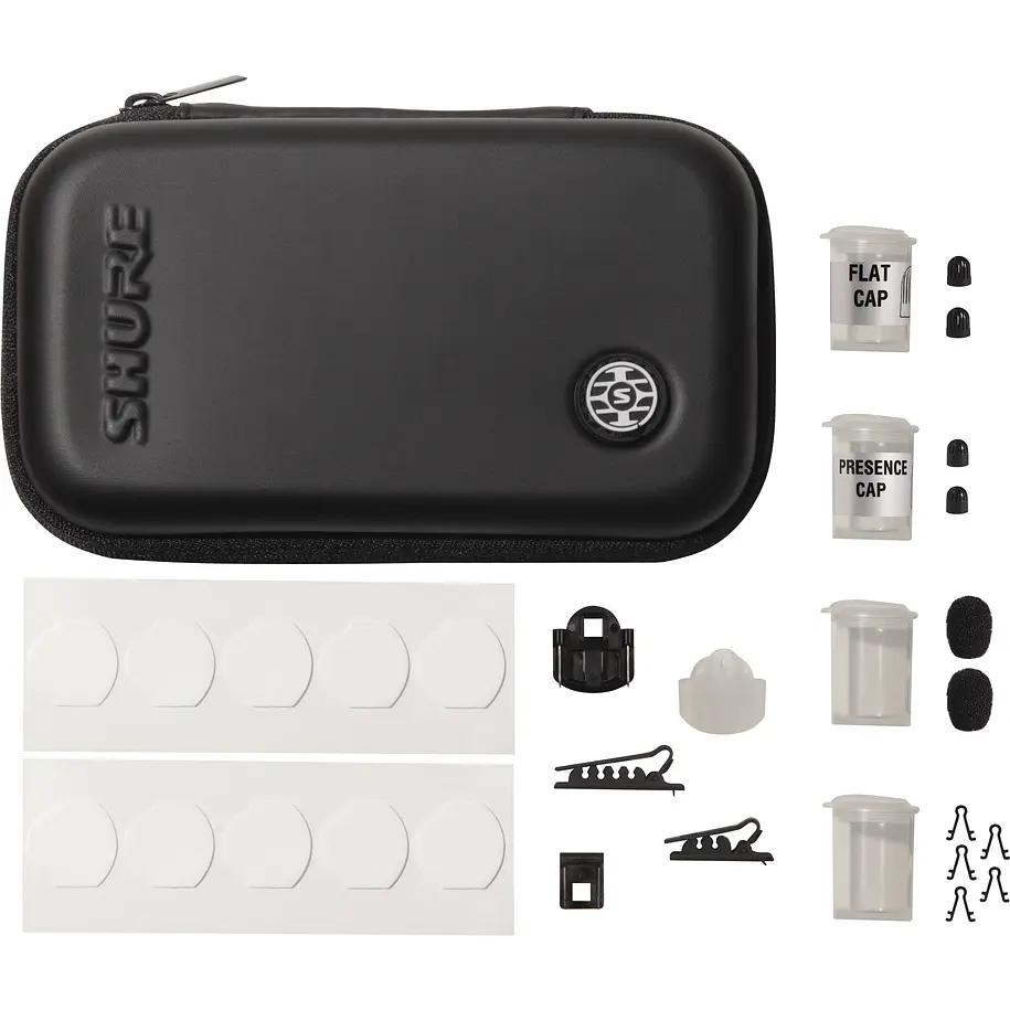Shure Microfono Lavalier Subminiatura Baja Sencibilidad De Color Negro 3