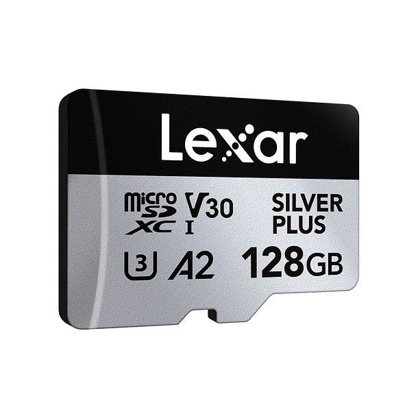 Lexar Tarjeta de Memoria Micro SD Lexar 128GB SILVER PLUS UHS-I 3