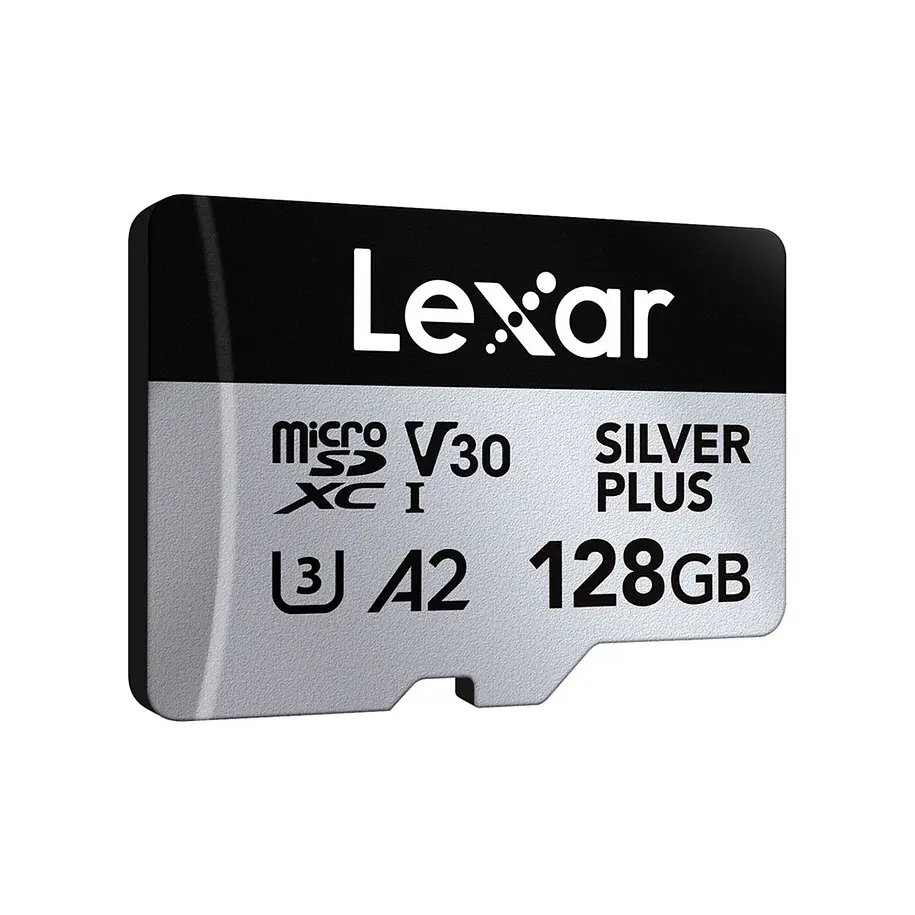Lexar Tarjeta de Memoria Micro SD Lexar 128GB SILVER PLUS UHS-I 3