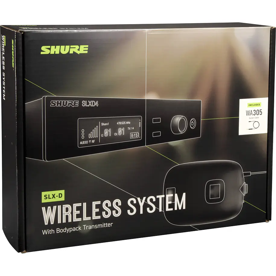 Shure Conjunto De Transmisor Y Receptor Para Instrumento En Banda G58 8