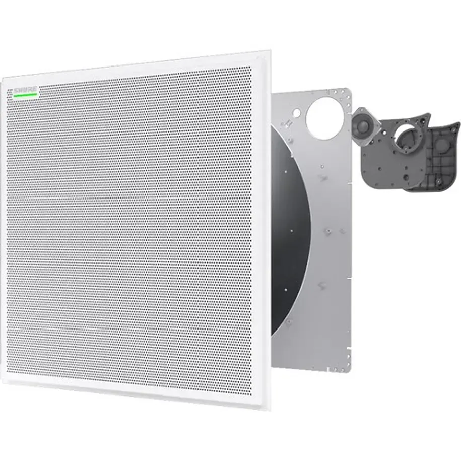Shure MXA902 Micrófono y altavoz de techo Microflex Advance (60 cm, blanco) 7
