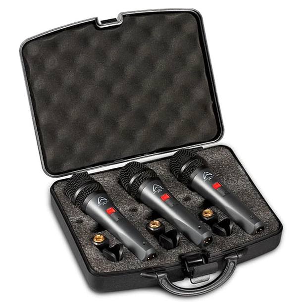 Wharfedale Dm-5.0s-3pcs/Pack Gy Pack Microfono C/ Switch Wharfedale 1