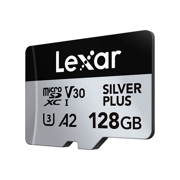 Lexar Tarjeta de Memoria Micro SD Lexar 128GB SILVER PLUS UHS-I 4