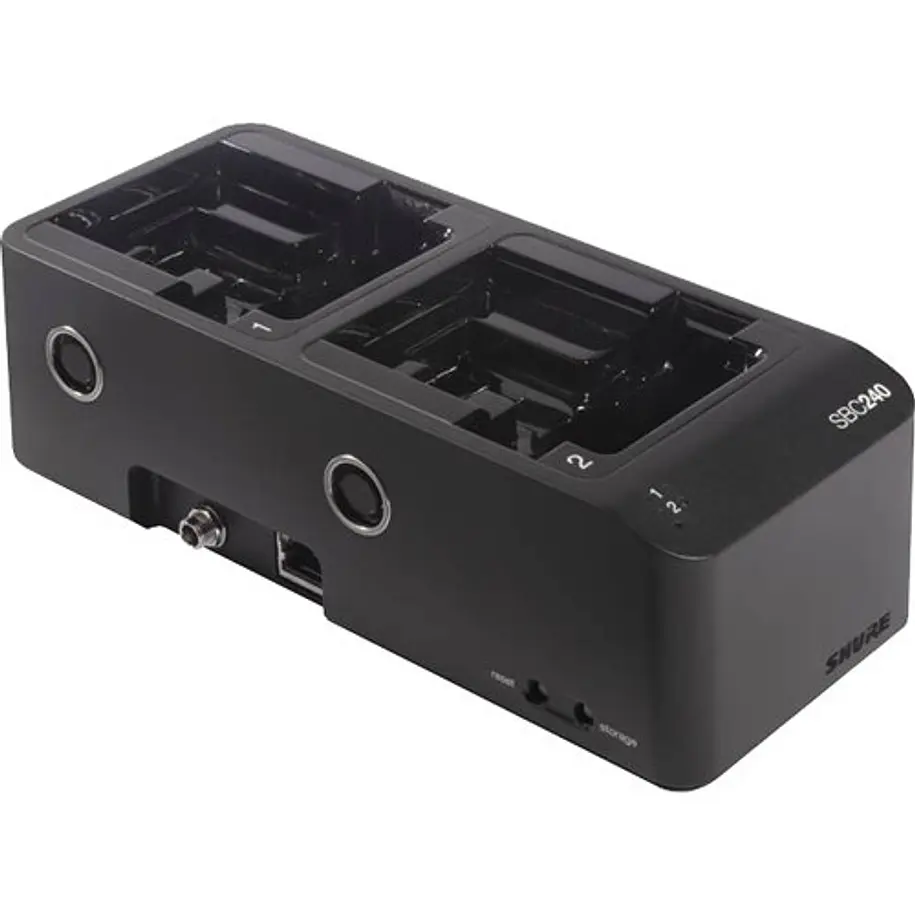 Shure Estacion De Carga Doble Para Microfonos Inalambricos Adx1 Y Adx2 1