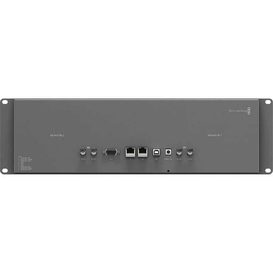 Blackmagic  Smartview Duo 2 - Sistema Rackeable De Dos Monitores De Video 3g 3