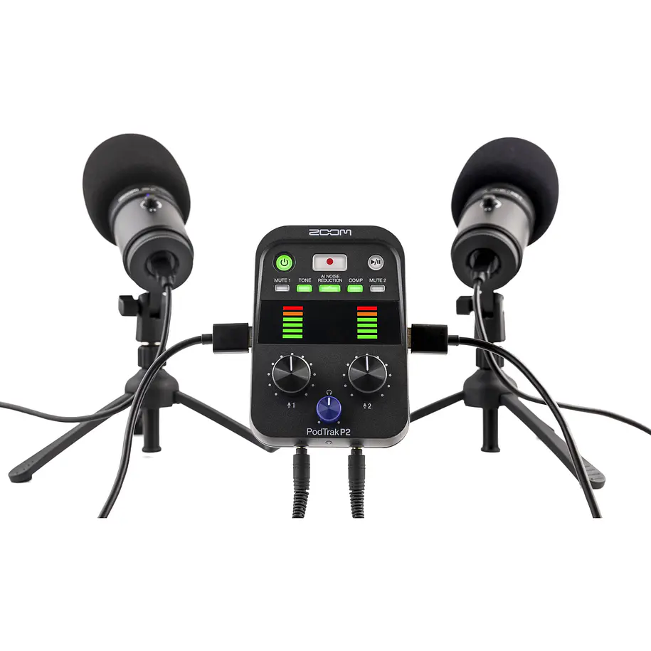 Zoom PodTrak P2 - Grabadora Dual USB para Podcasters 9