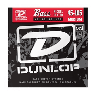 Dunlop Dbn45105 Cuerdas Bajo Electrico Dunlop