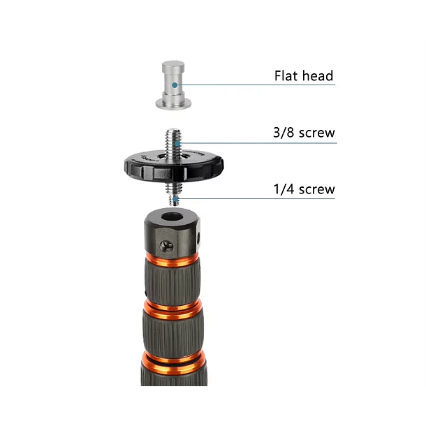 Triopo LS-285L Trípode de Iluminación Muy Compactable 4