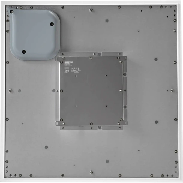 Shure Array De Microfonos De Techo De Forma Cuadrada Color Blanco Con Parlante 3