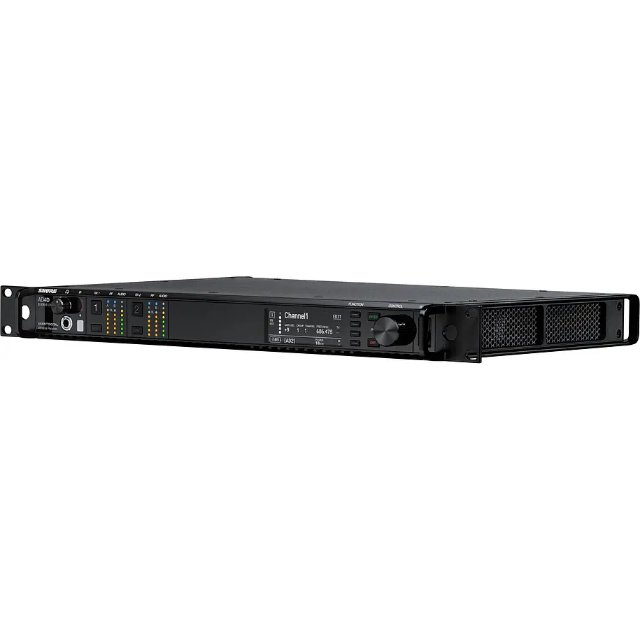 Shure Receptor Digital De Dos Canales En Banda A (470-636 Mhz) 1