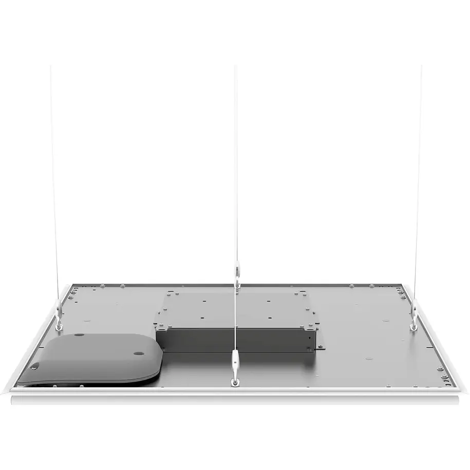 Shure Array De Microfonos De Techo De Forma Cuadrada Color Blanco Con Parlante 6