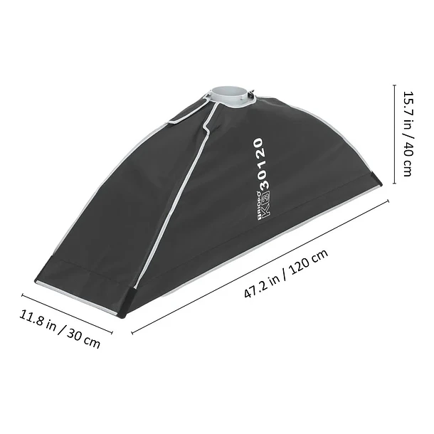 Triopo K3-30120 Softbox Armado Instantáneo Montura Bowens de 30x120 cms 4