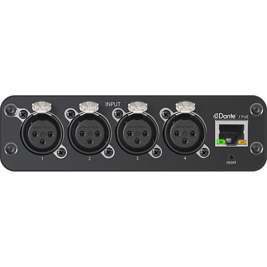 Shure Interfaz De Audio En Red Con Cuatro Entrdas Xlr 2