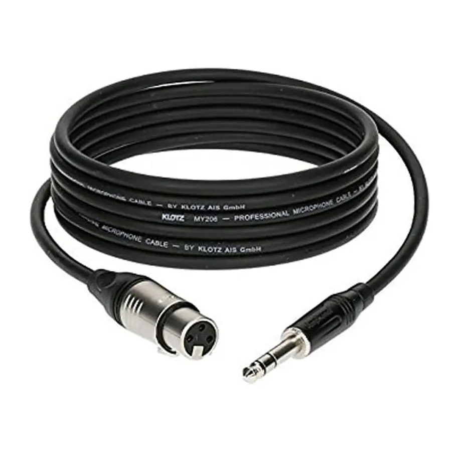 Klotz M1fs1k0500 Bk Cable Microfono 5m Klotz 1