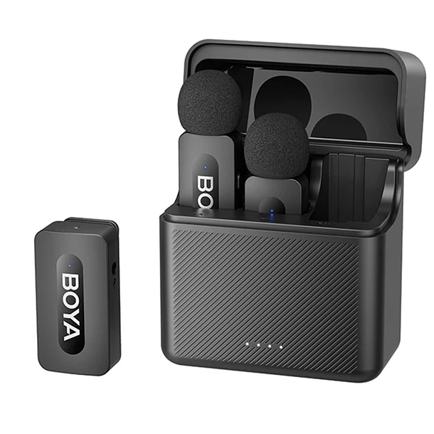 Boya BY-V35 Micrófono Inalambrico Doble 3,5mm Para Cámaras 1