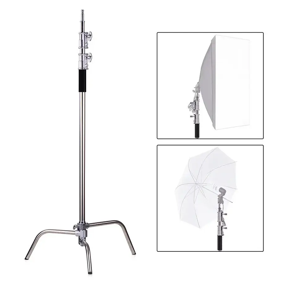 Giraffa GI-320G C-Stand Soporta 20 Kg Con Ruedas 2